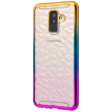 Чохол для Samsung Galaxy A6 2018 (A600) Prism Gradient золотисто-рожевий