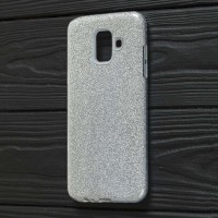 Чохол для Samsung Galaxy A6 2018 (A600) Shining Glitter з блискітками сріблястий