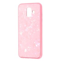 Чохол для Samsung Galaxy A6 2018 (A600) Jelly мармур рожевий