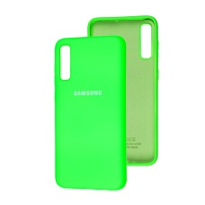 Чохол Samsung Galaxy A70 (A705) Silicone Full салатовий неон