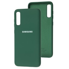 Чохол Samsung Galaxy A70 (A705) Silicone Full зелений / dark green