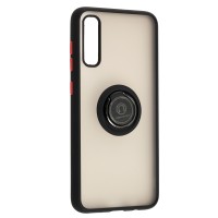 Чохол Samsung Galaxy A70 (A705) LikGus Edging Ring чорний / червоний