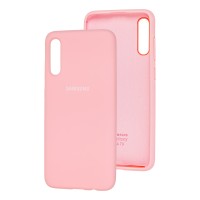 Чохол Samsung Galaxy A70 (A705) Silicone Full світло-рожевий
