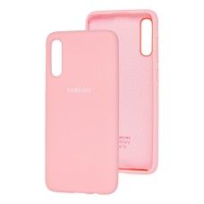 Чохол Samsung Galaxy A70 (A705) Silicone Full світло-рожевий