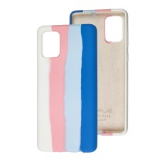 Чохол для Samsung Galaxy A71 (A715) Wave Rainbow azure