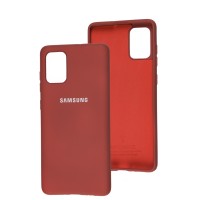 Чохол для Samsung Galaxy A71 (A715) Silicone Full теракотовий