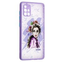 Чохол для Samsung Galaxy A71 (A715) Wave Cartoon foxy eyes