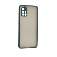 Чохол Samsung Galaxy A71 (A715) LikGus camera protect оливковий