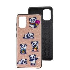 Чохол для Samsung Galaxy A71 (A715) Wave Majesty baby panda / light pink