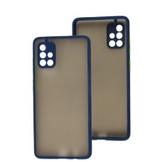 Чохол Samsung Galaxy A71 (A715) LikGus camera protect синій