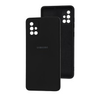 Чохол Samsung Galaxy A71 (A715) Square camera full чорний