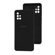 Чохол Samsung Galaxy A71 (A715) Square camera full чорний