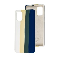 Чохол для Samsung Galaxy A71 (A715) Wave Rainbow green