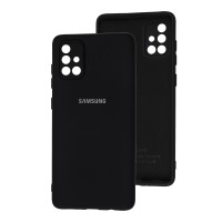 Чохол Samsung Galaxy A71 (A715) Silicone Full camera чорний