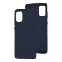 Чехол для Samsung Galaxy A71 (A715) Wave Full midnight blue