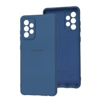 Чохол Samsung Galaxy A72 Full camera синій / navy blue