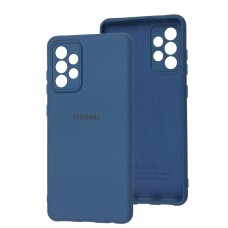 Чохол Samsung Galaxy A72 Full camera синій / navy blue