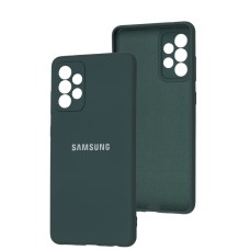Чохол Samsung Galaxy A72 Full camera зелений / dark green