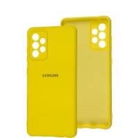 Чохол Samsung Galaxy A72 Full camera жовтий