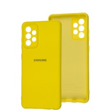 Чохол Samsung Galaxy A72 Full camera жовтий