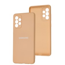 Чохол Samsung Galaxy A72 Full camera розовий / pink