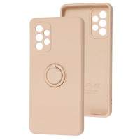 Чохол Samsung Galaxy A72 WAVE Color Ring рожевий / pink sand