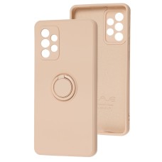 Чохол Samsung Galaxy A72 WAVE Color Ring рожевий / pink sand