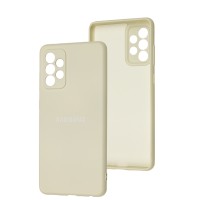 Чохол Samsung Galaxy A72 Full camera білий / antique white
