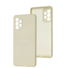 Чохол Samsung Galaxy A72 Full camera білий / antique white