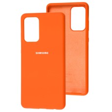 Чохол Samsung Galaxy A72 (A726) Silicone Full помаранчевий
