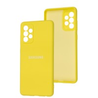 Чохол Samsung Galaxy A72 Full camera жовтий / yellow