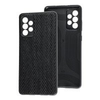 Чохол для Samsung Galaxy A72 Leather case хвиля