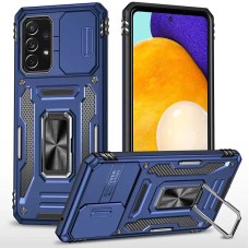 Чехол для Samsung Galaxy A73 (A736) Camshield Army Ring синий / navy