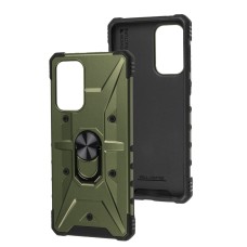 Чохол для Samsung Galaxy A73 (A736) Pathfinder ring ударостійкий зелений / arm green