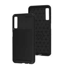 Чохол для Samsung Galaxy A7 2018 (A750) Ultimate Carbon premium чорний
