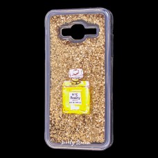 Чохол для Samsung Galaxy J3 2016 (J320) вода золотистий "духи"
