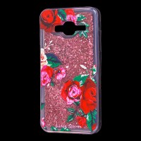 Чохол для Samsung Galaxy J3 2016 (J320) вода червоний "червоні троянди"