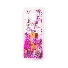 Чохол для Samsung Galaxy J3 2017 (J330) Pepper Shining блискітки вода жираф