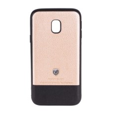 Чохол для Samsung Galaxy J3 2017 (J330) Top-V з еко-шкірою золотистий
