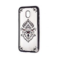 Чохол Samsung Galaxy J3 2017 (J330) Kingxbar силіконовий сірий герб
