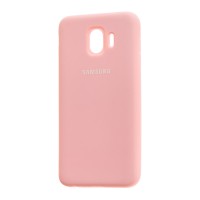 Чохол Samsung Galaxy J4 2018 (J400) Silicone cover рожевий