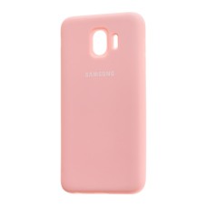 Чохол Samsung Galaxy J4 2018 (J400) Silicone cover рожевий