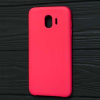 Чохол для Samsung Galaxy J4 2018 (J400) Silicone малиновий