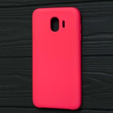Чохол для Samsung Galaxy J4 2018 (J400) Silicone малиновий