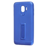 Чохол Samsung Galaxy J4 2018 (J400) Luggage з підставкою синій