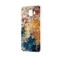 Чохол для Samsung Galaxy J4 2018 (J400) мармур з цукерки синій