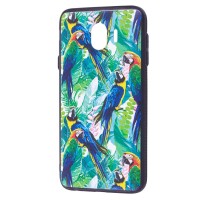 Чохол для Samsung Galaxy J4 2018 (J400) Pic "папуги"