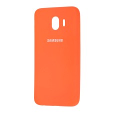 Чохол для Samsung Galaxy J4 2018 (J400) Silicone cover оранжевий