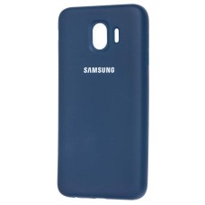 Чохол для Samsung Galaxy J4 2018 (J400) Silicone cover синій