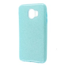 Чохол для Samsung Galaxy J4 2018 (J400) Shining Glitter з блискітками блакитний